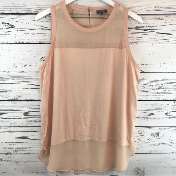 Vince Camuto Tops - Vince Camuto blush pink tank top scoop blouse L